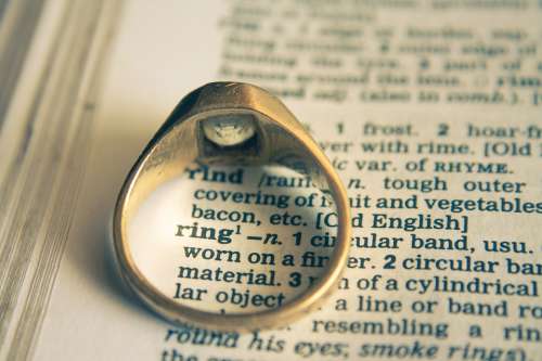 Wedding Ring Ring Dictionary Engagement Engaged