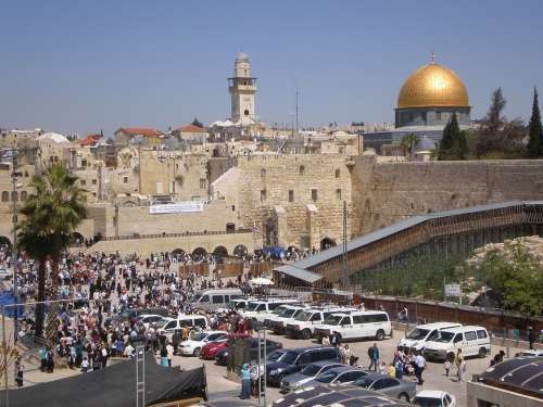 Israel Western Wall Jerusalem Historic Temple Mount