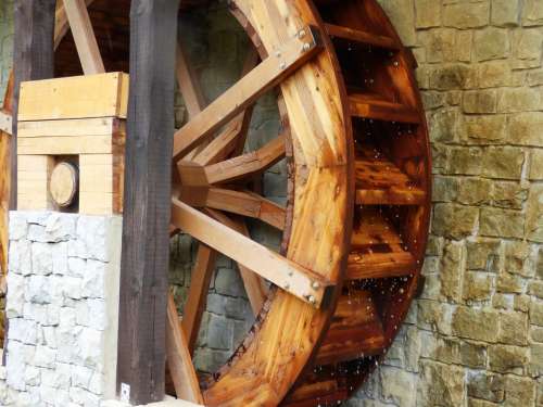 Wheel Mill Mill Wheel Water Ferris Wheel Machine