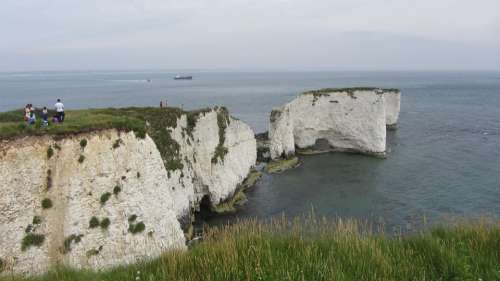 White Cliffs Seaside Ocean Nature Beach Sea Coast