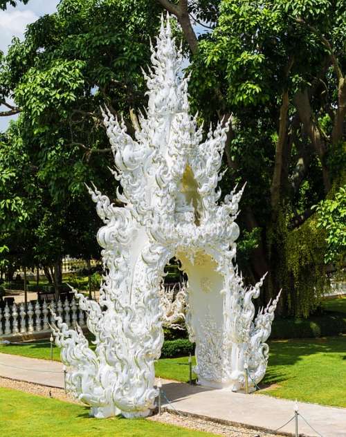White Temple Chiang Rai Thailand Asia