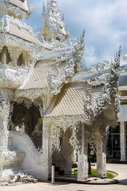 White Temple Chiang Rai Thailand Asia