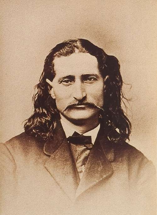 Wild Bill Hickok Sepia Old West Folk Character