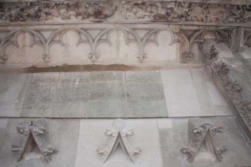 Wimperg Panel Tracery Leaf Frieze Gothic