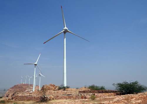 Wind Turbine Nargund Hill Wind Power Generator