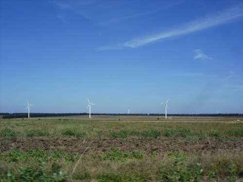 Wind Farm Electricity Wind Turbines Energy Power