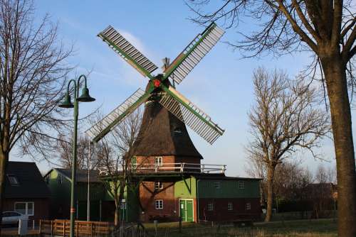 Windmill Mill God With Us Eddelak Dutch Windmill