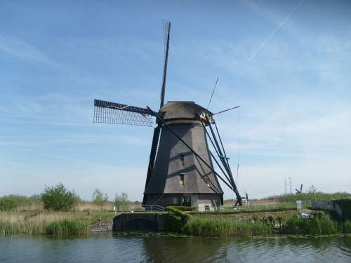 Windmill Holland Kinderdijk