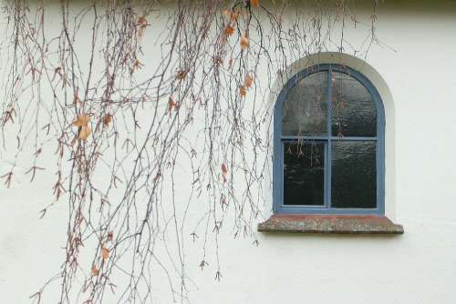 Window Round Arch Arched Windows Old House