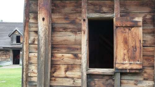 Window Rustic Vintage Architecture Wooden Building