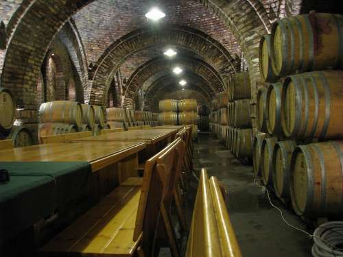 Wine Cellar Basement Barrel Barrels