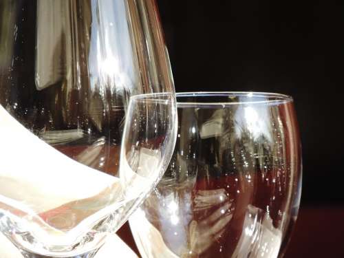 Wine Glass Glass Transparent Clear