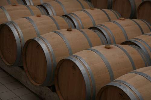 Winery Bordeaux France Red Wine Storage Barrel
