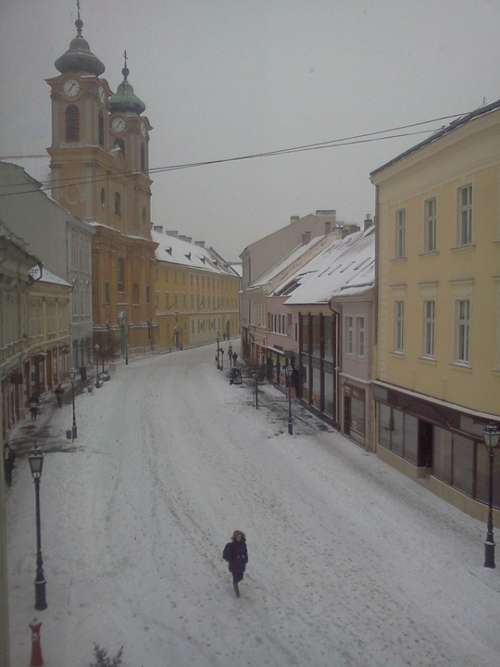 Winter Street Snow
