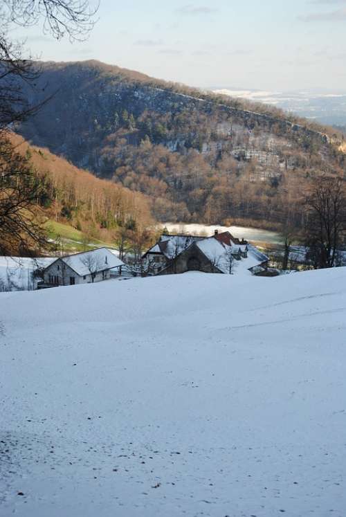 Wintry Barmelhof Erlinsbach Switzerland