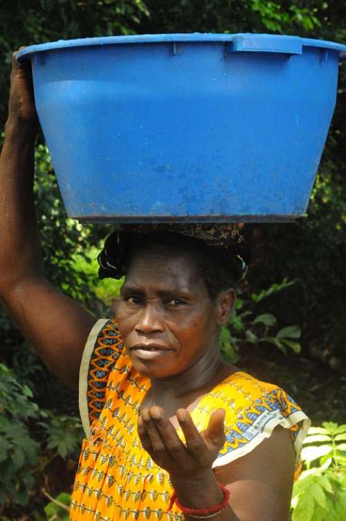 Woman African Africa Guinea Bissau Colorful