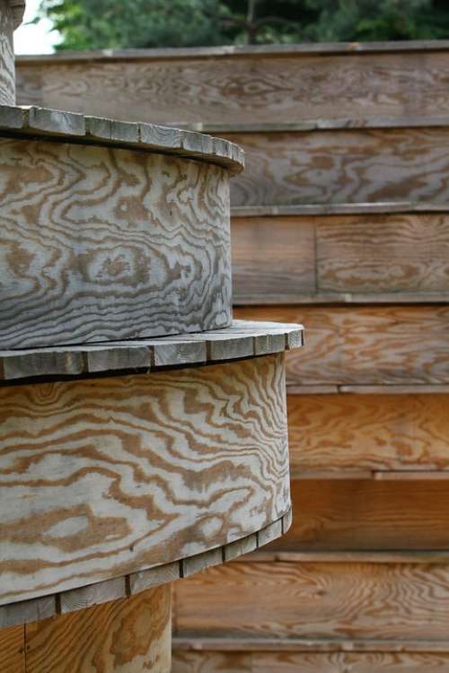 Wood Architecture Decorative Grain Woods Rings