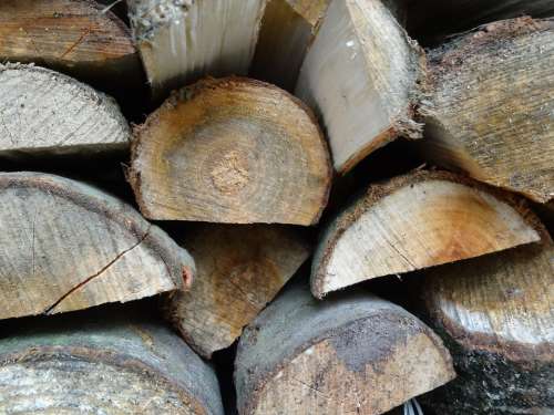 Wood Wood For The Fireplace Holzschaite Firewood