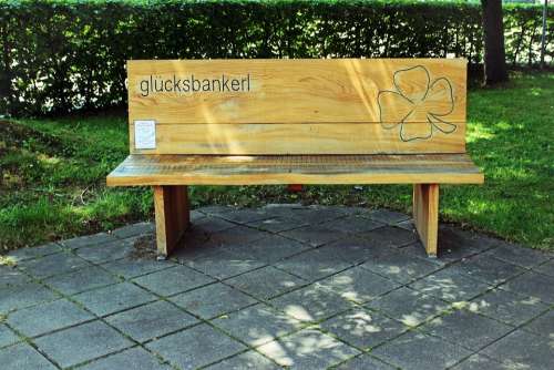 Wood Bank Bench Out Click Sit Motif Luck