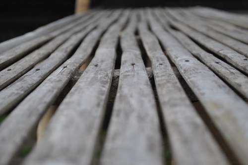 Wood Bench