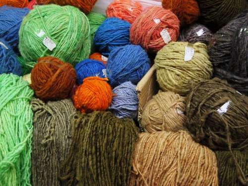 Wool Colors Texture Chiloé Chile