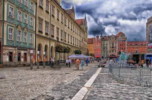 Wrocław Wrocław Market Plate Market Townhouses