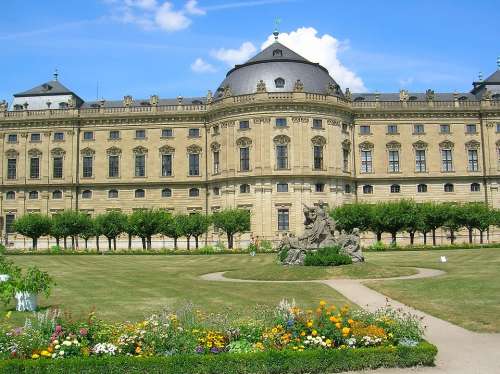 Würzburg Residence Castle Garden Swiss Francs