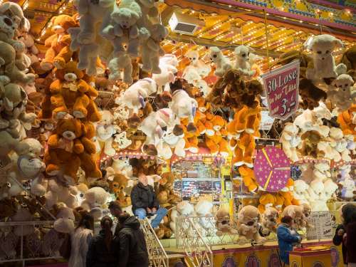 Year Market Fair Folk Festival Hamburg Germany