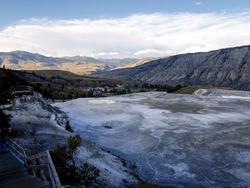 Yellowstone National Park Wyoming Usa Landscape