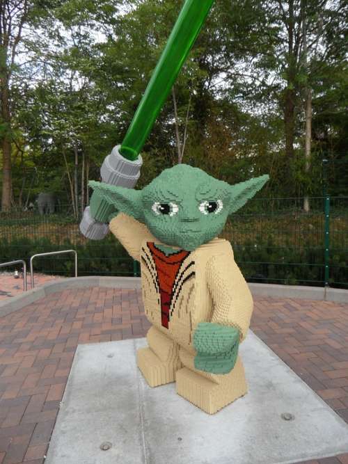 Yoda Star Wars Laser Sword Lego Blocks From Lego