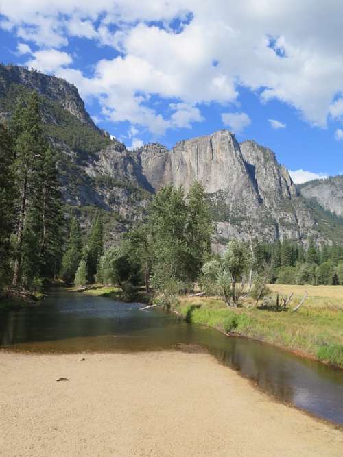 Yosemite El Capitan Mountain Landscape Nature