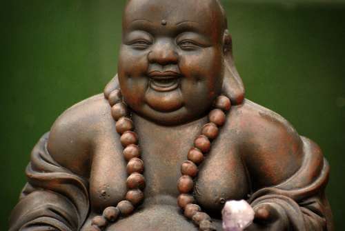 Zen Buddha Reflection Brightness Aura Peace