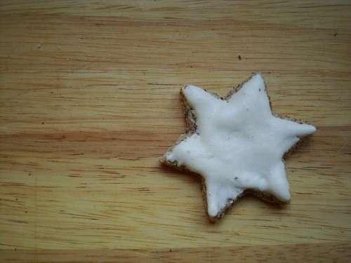 Zimtstern Star Christmas Cookie Bake Cinnamon