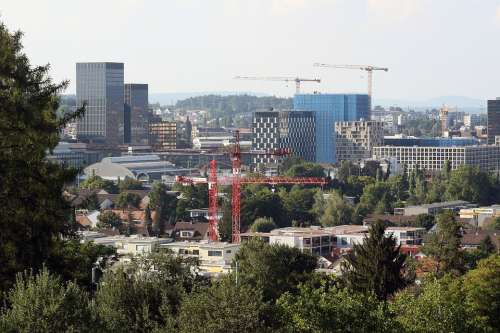 Zurich Oerlikon Urban Construction Sites