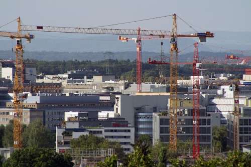 Zurich Oerlikon Urban Construction Sites