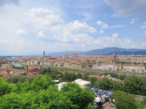View from Piazzale Michelangelo, Florence, Italy.