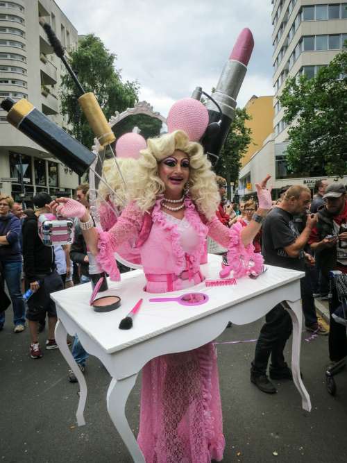 Human Barbie, Berlin, Germany.