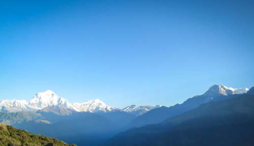 Annapurna Mountain Range, Nepal.