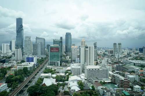 View of Bangkok, Thailand.