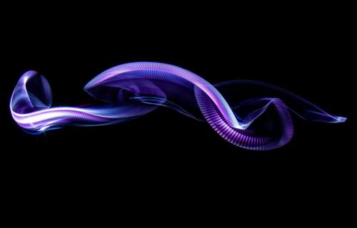 Abstract Purple Light Shapes Photo