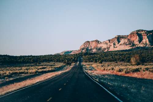 American Desert Highway Photo