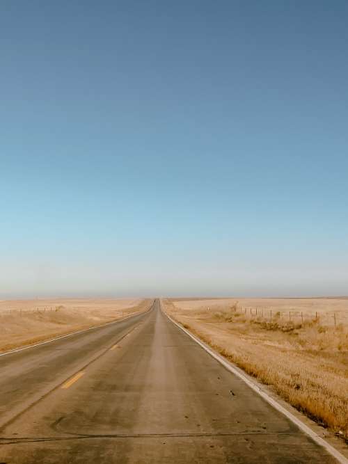 Barren Country Road Photo