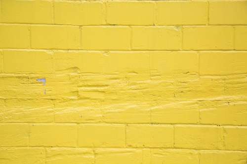 Bright Yellow Brick Photo
