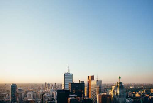 City Skyline Morning Photo