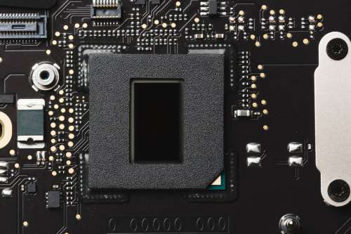 Close Up Of Motherboard Photo