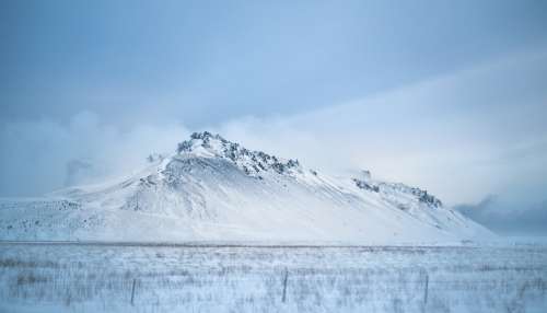 Cloudy Winter Iceland Photo