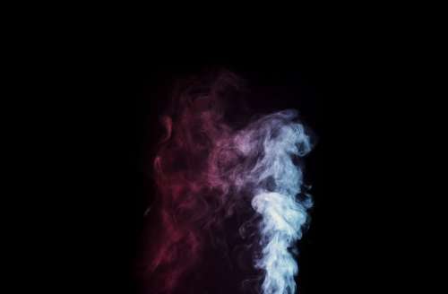 Colored Lit Smoke Photo