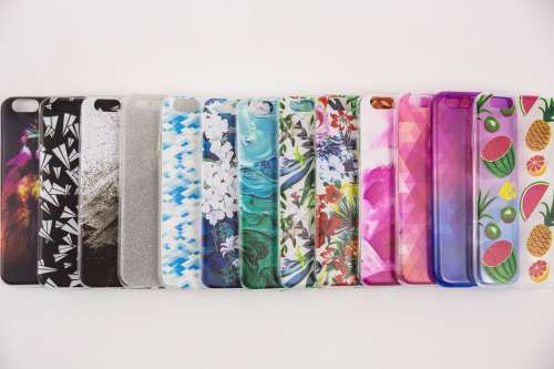 Colorful Cellphone Cases Photo