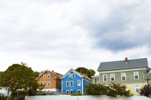 Colorful Heritage Homes Photo