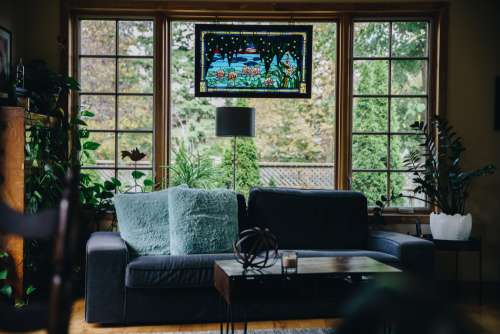 Cozy Livingroom With Window Photo